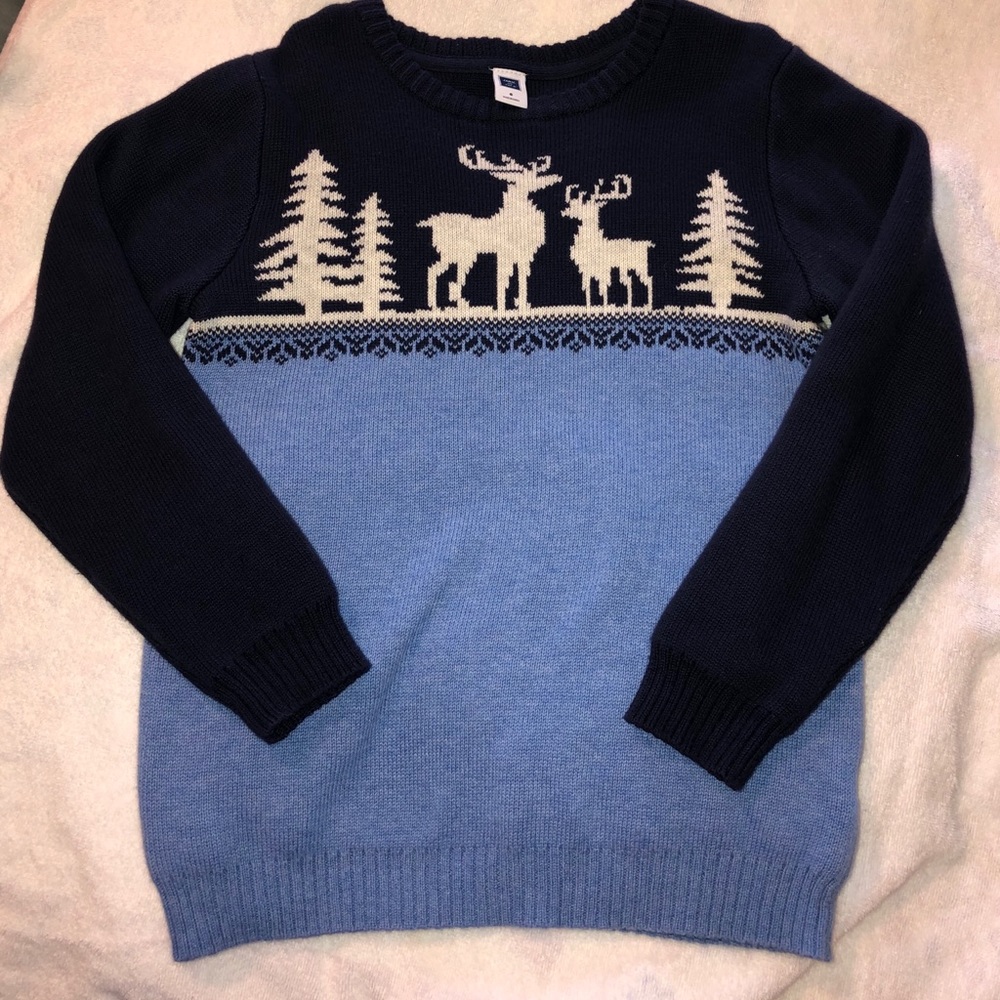 Janie & Jack deer sweater